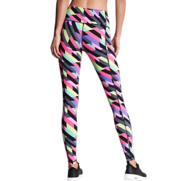 Victoria’s Secret Knockout Neon Pattern Leggings Women’s Size S - Picture 2 of 7